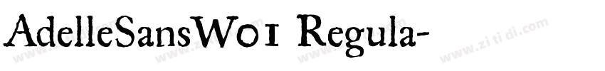 AdelleSansW01 Regula字体转换 AdelleSansW01 Regula字体转换